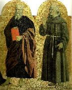 Piero della Francesca sts andrew and bernardino of siena from the polyptych of the misericordia USA oil painting artist